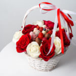 Букет на свадьбу в подарок молодоженам