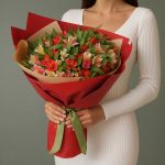 Большие букеты из альстромерий