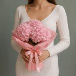 Гортензии розовые