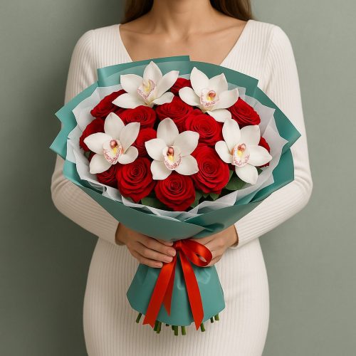 Букет «Красное сияние»