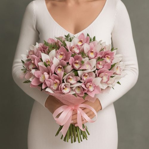 Букет «Орхидейная нежность»